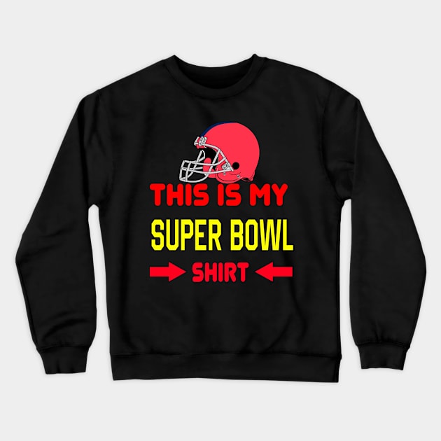 Super Bowl Crewneck Sweatshirt by awesomeshirts